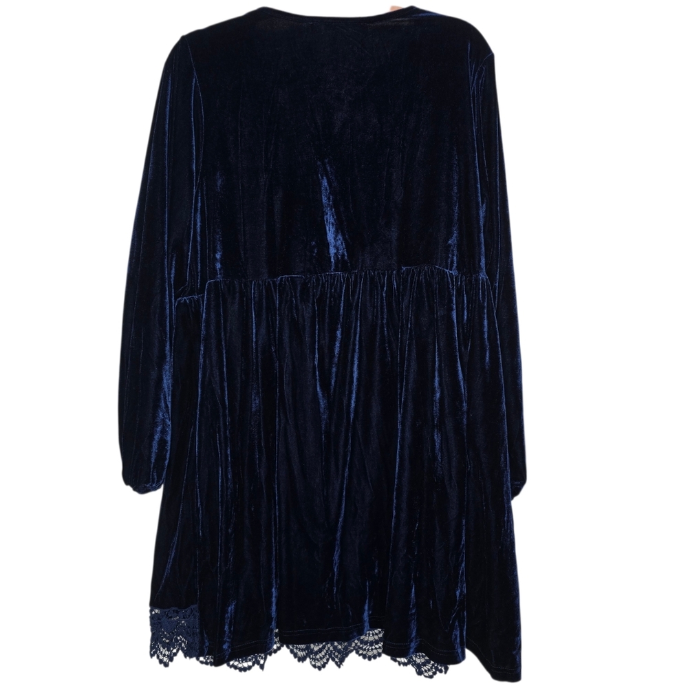 Rustydustty Velvet Mini Dress - Picture 2 of 5